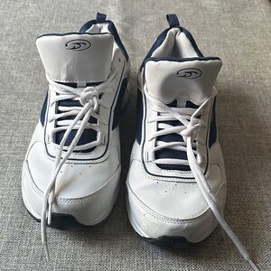Dr. Scholl's Men's White and Navy Sneakers Size 12W
